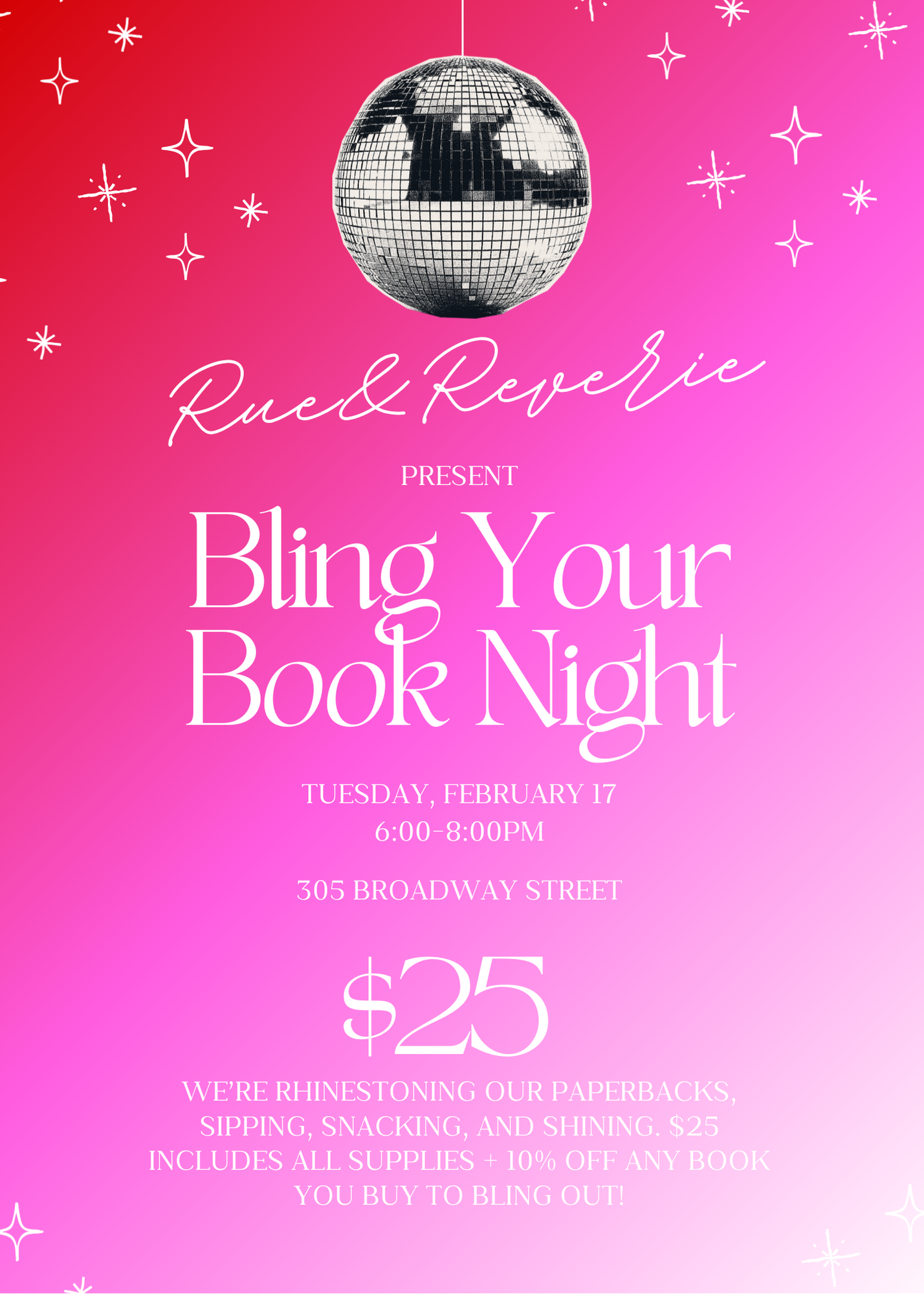 Bling Your Book Workshop 2/17