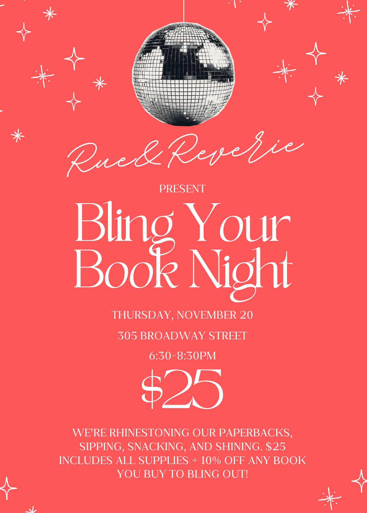 Bling Your Book Workshop 11/20