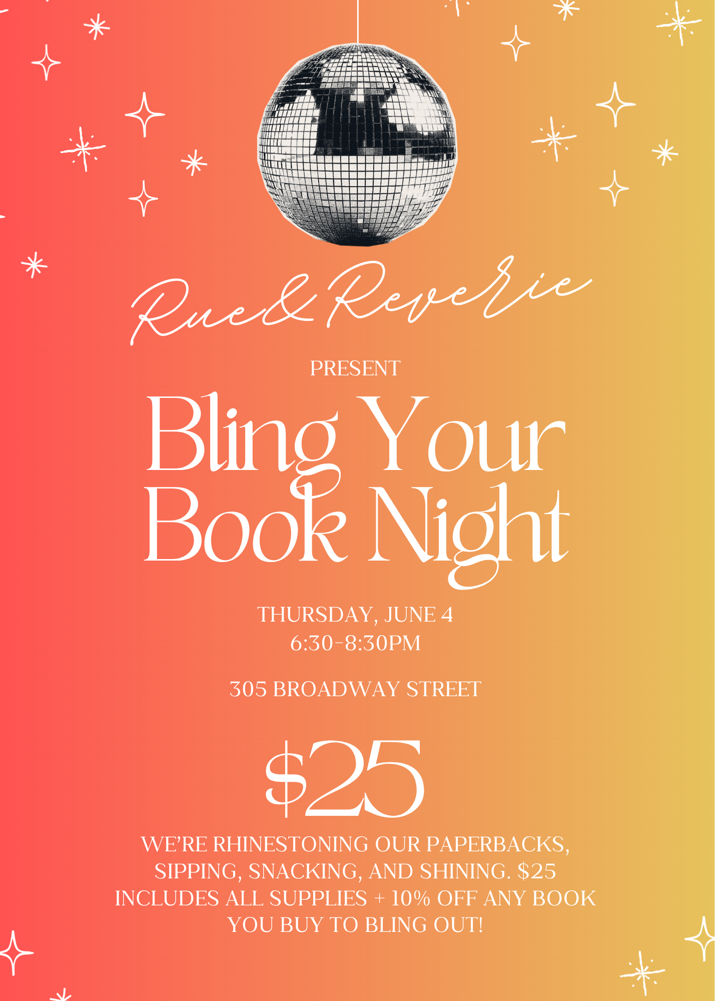 Bling Your Book Workshop 6/4