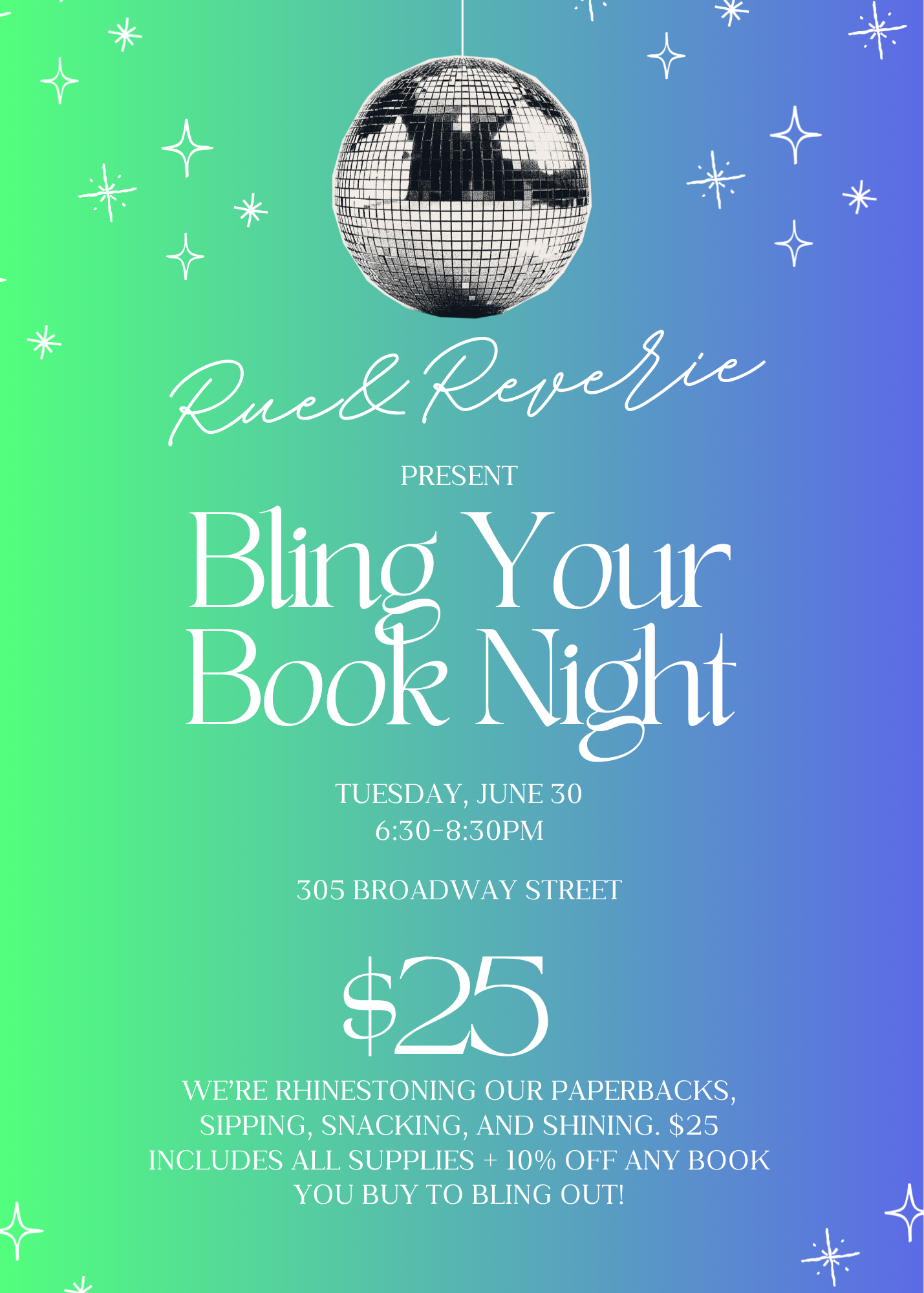 Bling Your Book Workshop 6/30