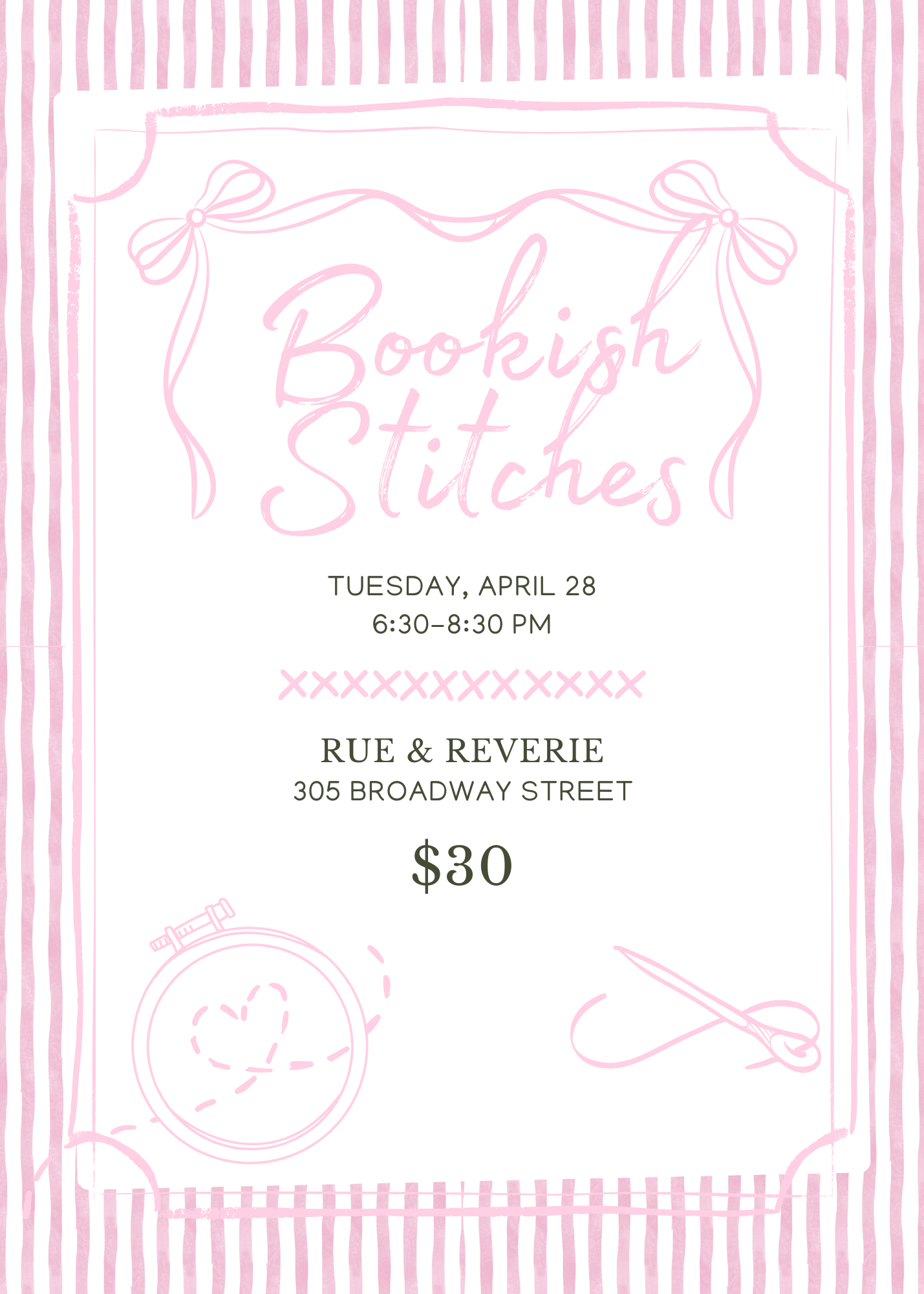 Bookish Stitches - 4/28