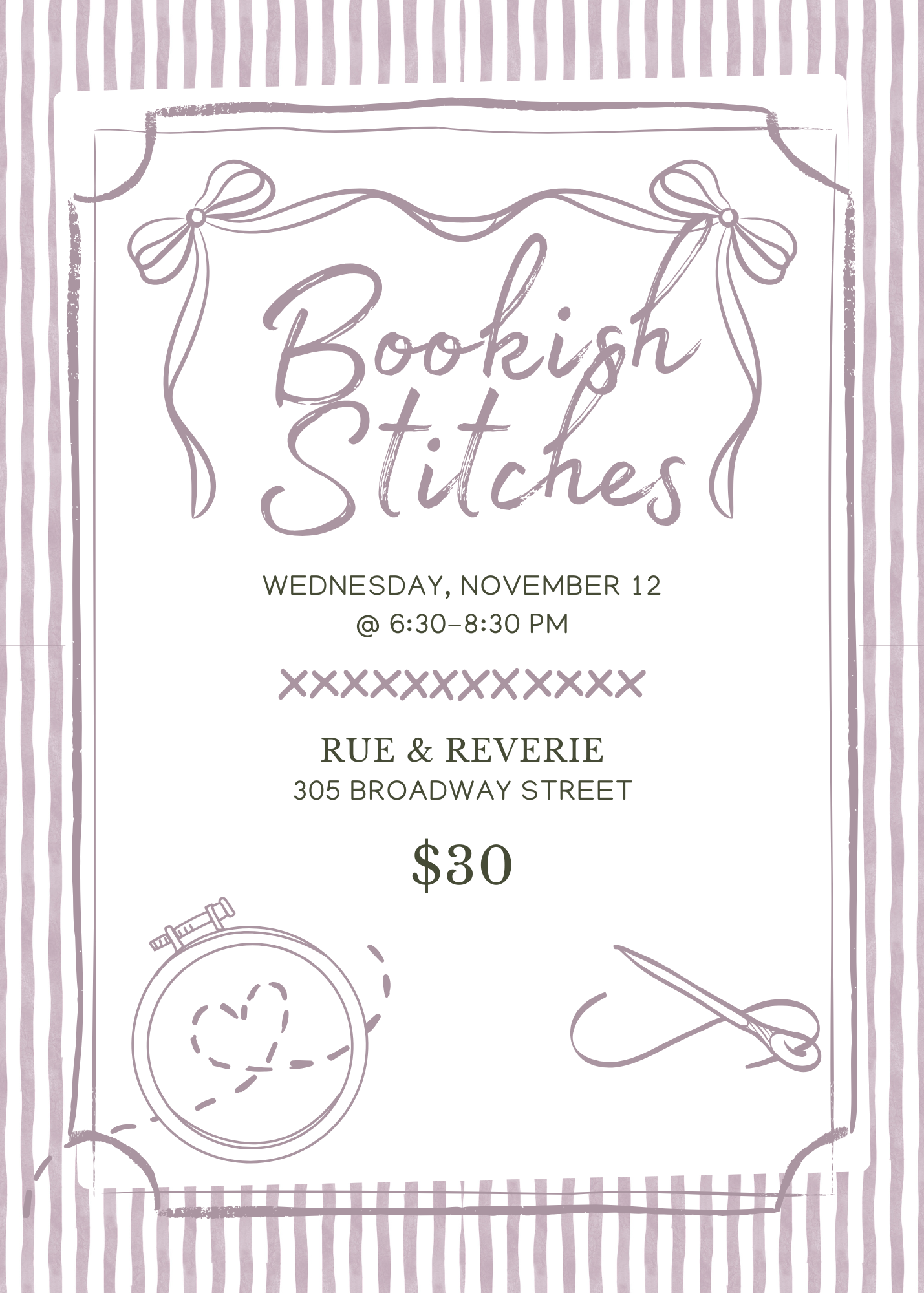 Bookish Stitches - 11/12