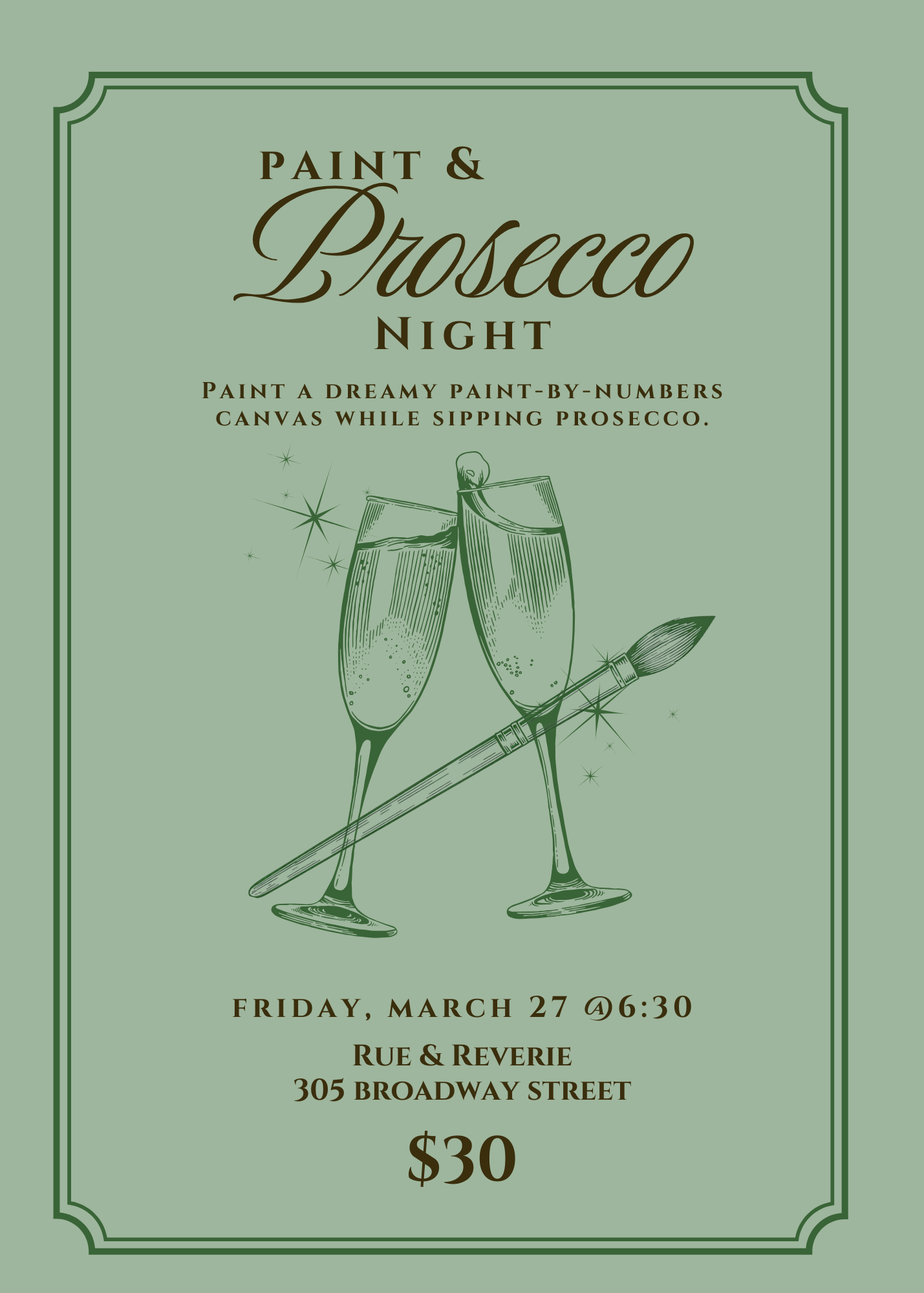 Paint & Prosecco Night