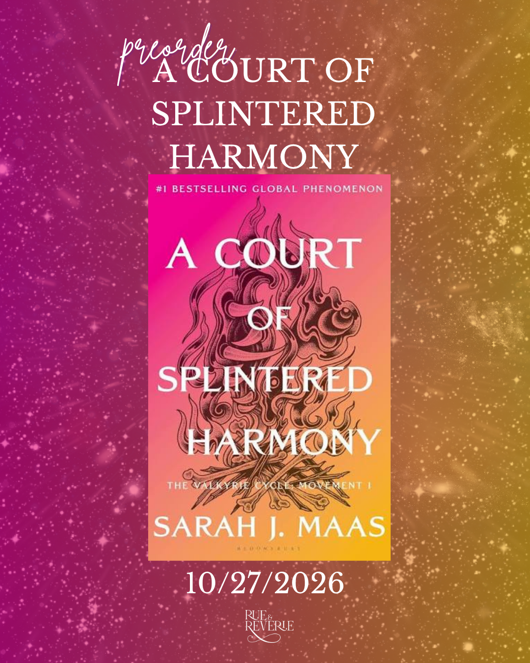 Pre-Order A Court of Splintered Harmony - 10/27/2026