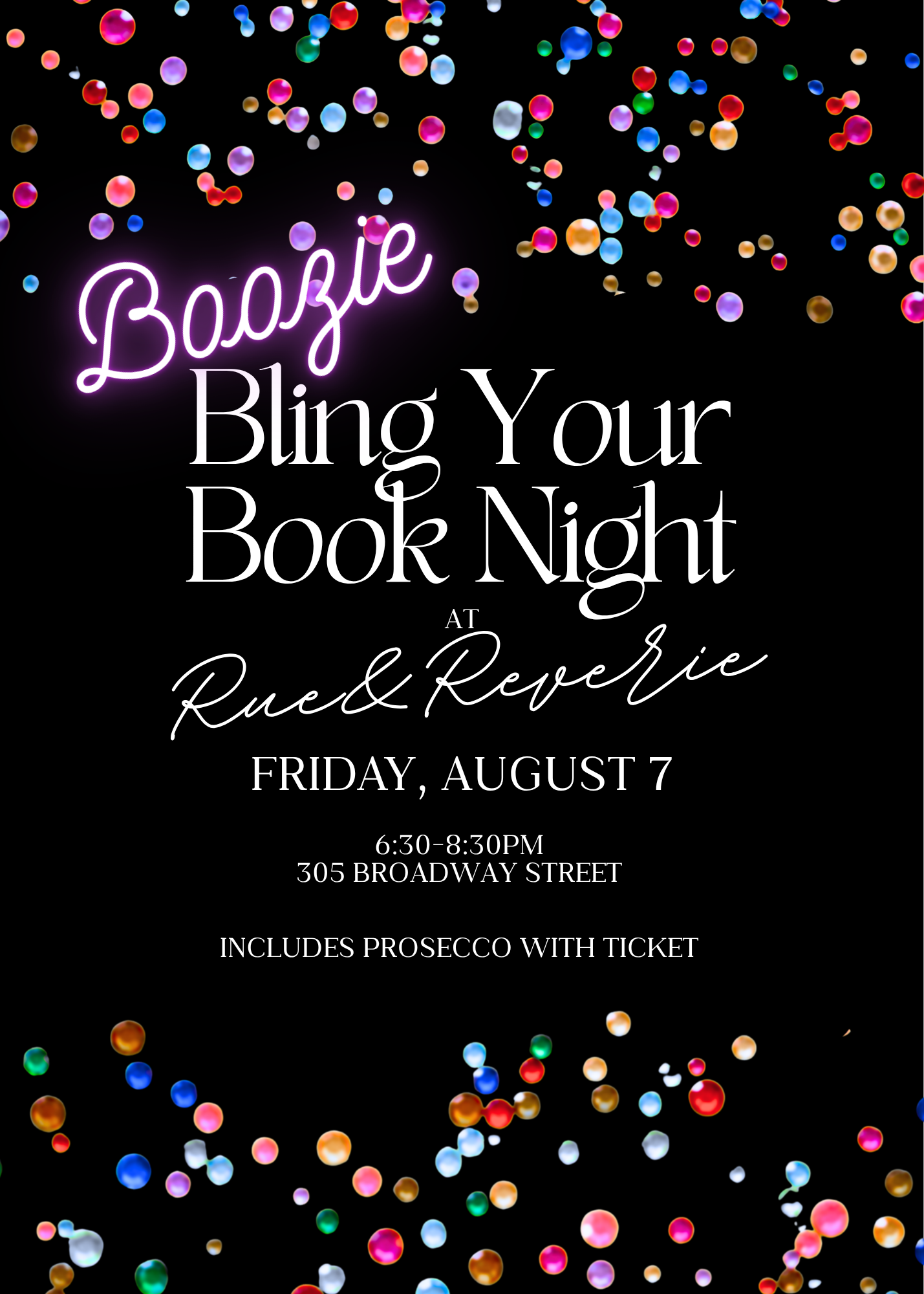 BOOZIE - Bling Your Book Workshop 8/7