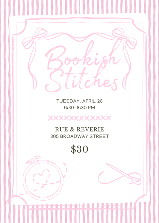 Bookish Stitches - 4/28
