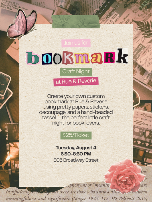 Bookmark Craft Night - 8/4