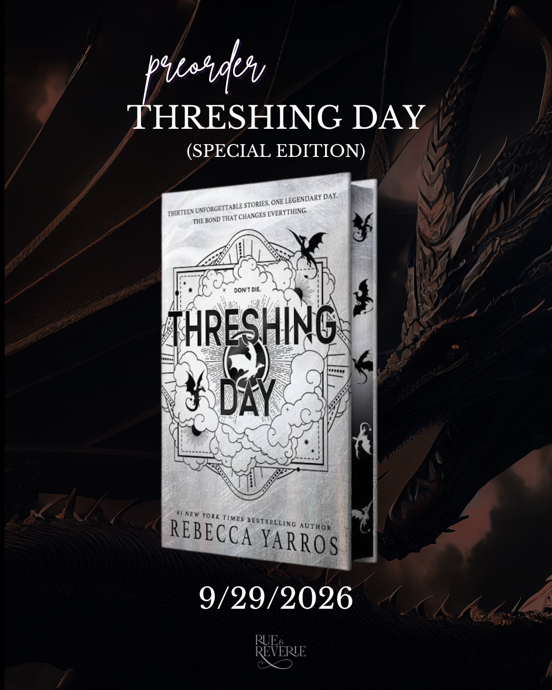 Pre-Order Threshing Day by Rebecca Yarros Release Date 9/29
