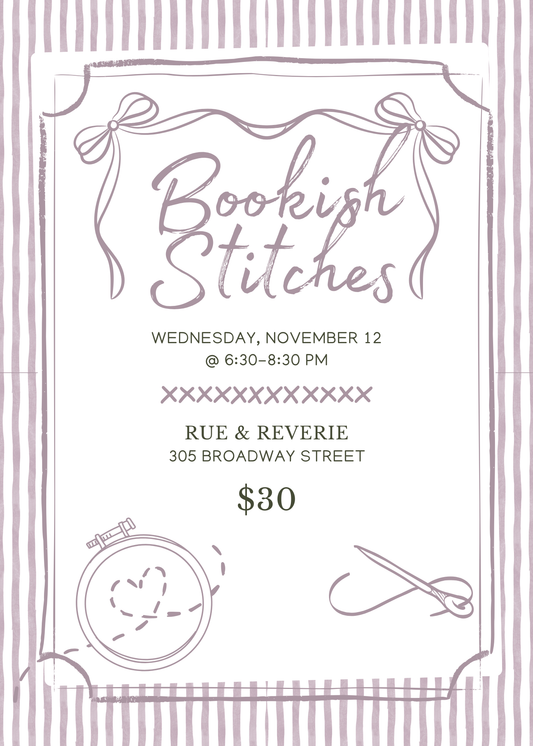 Bookish Stitches - 11/12