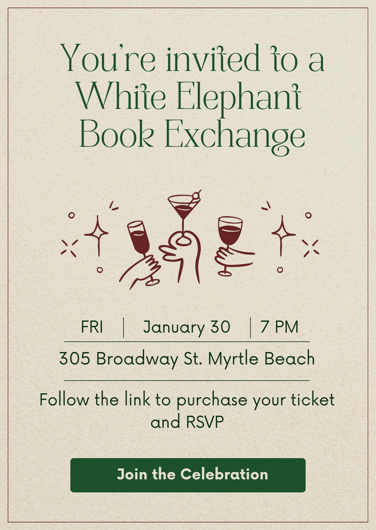 White Elephant Book Exchange | Friday 1/30/2026