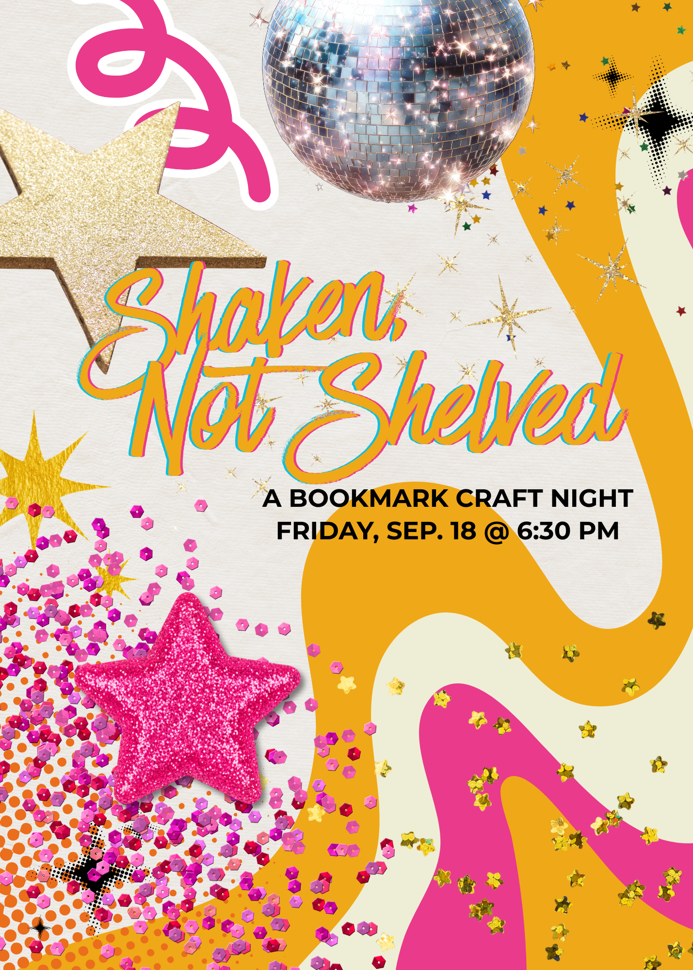 Shaken, Not Shelved: A Bookmark Craft Night
