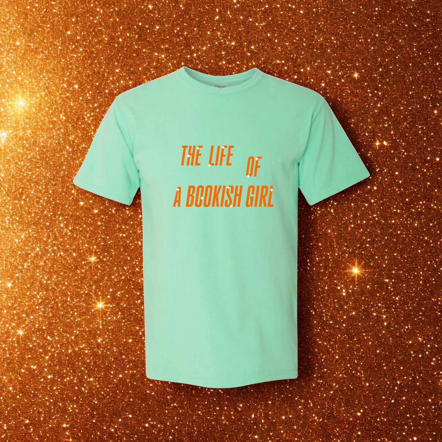 The Life of a Bookish Girl Tee (Glitter Print) | Presale!